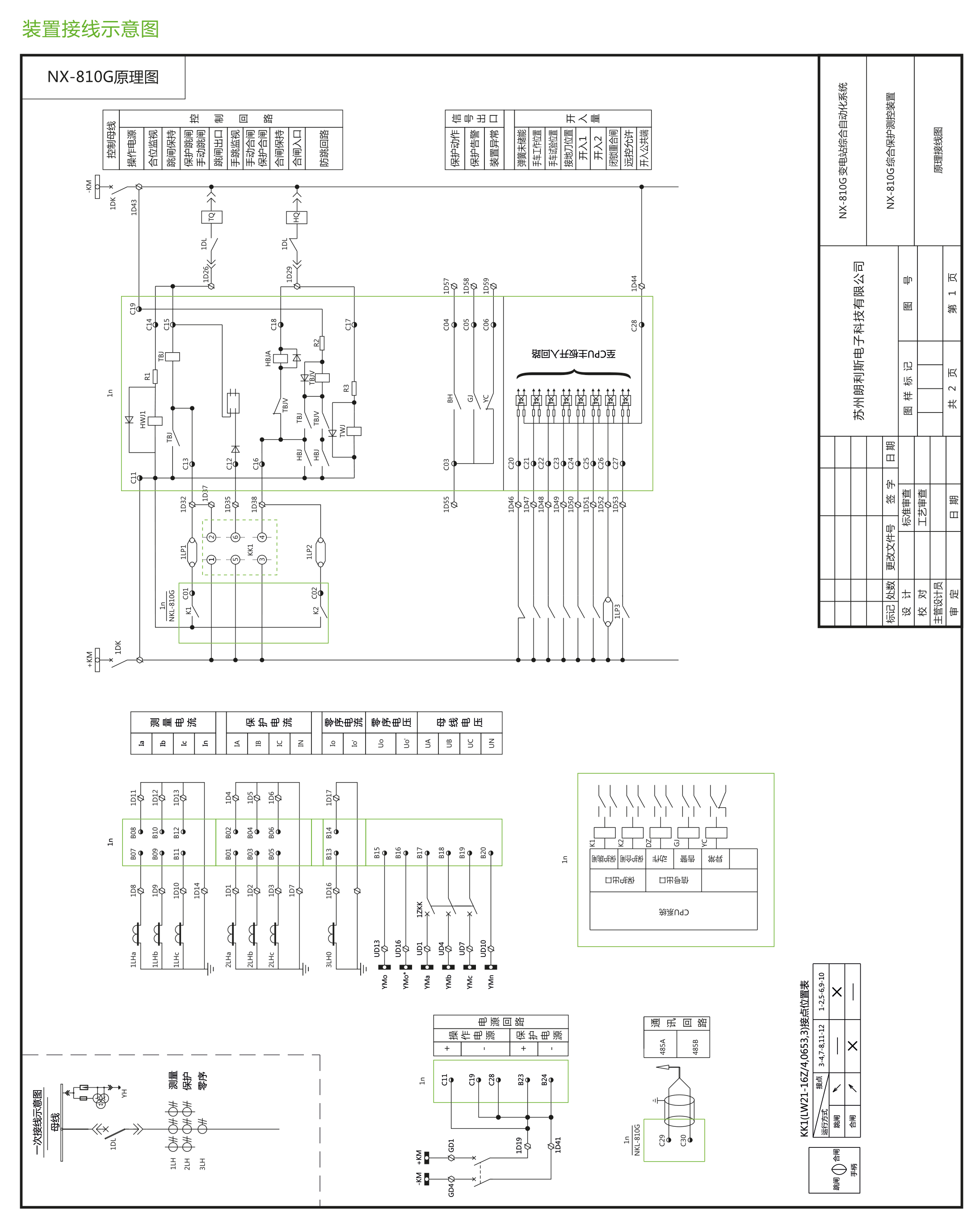 NX-800G系列微機保護測控裝置